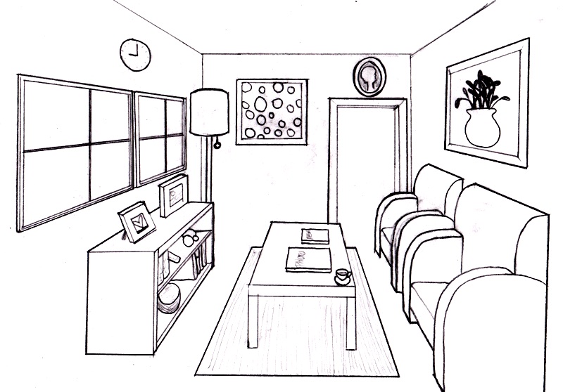One Point Perspective Interior Lessons Tes Teach